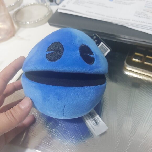 Dark or Royal Blue Pac Man Plush Chompionship Cute Plushes Mini Size - Picture 5 of 8